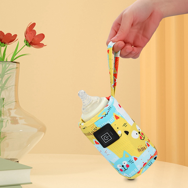 Túi Cách Nhiệt Màu Vàng Gắn Xe Đẩy Em Bé Tiện Dụng