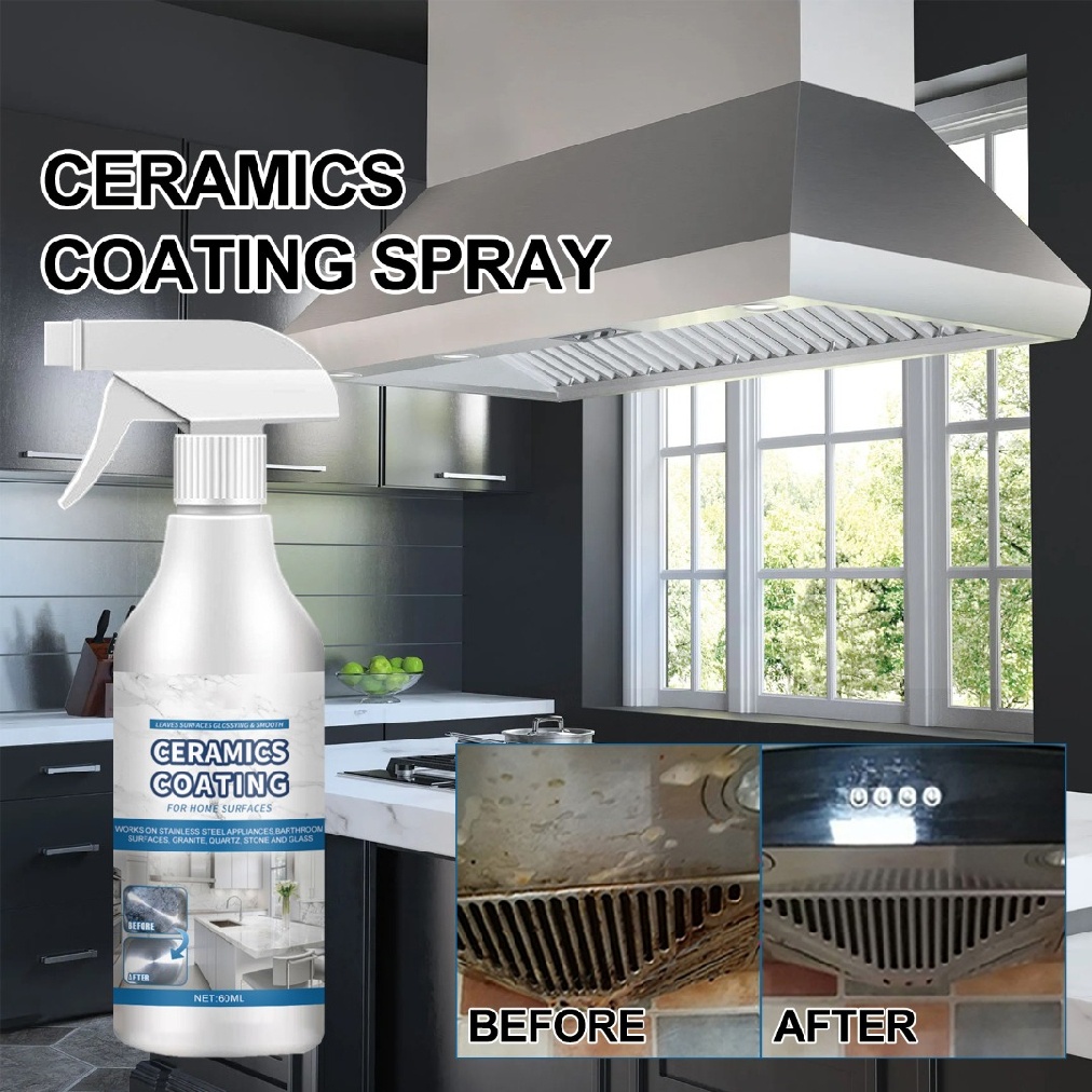 Ceramic Coating Spray for Marble Counters Kitchen Stainless Steel Appliances