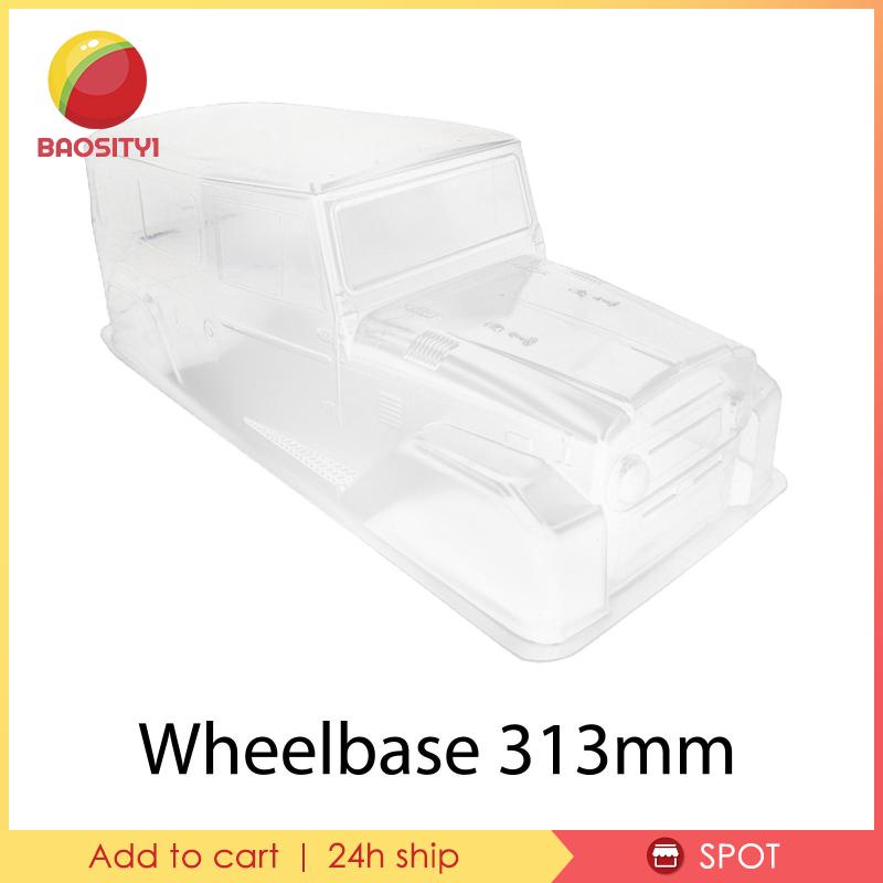 [Baosity1] Vỏ Thân Xe Trong Suốt 313mm Cho SCX10 Điều Khiển Từ Xa
