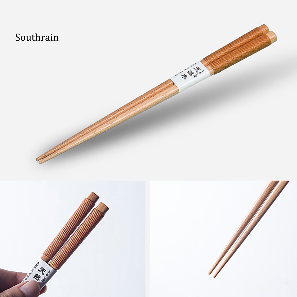 1 Cặp Đũa Gỗ Chống Trượt Phong Cách Nhật Bản