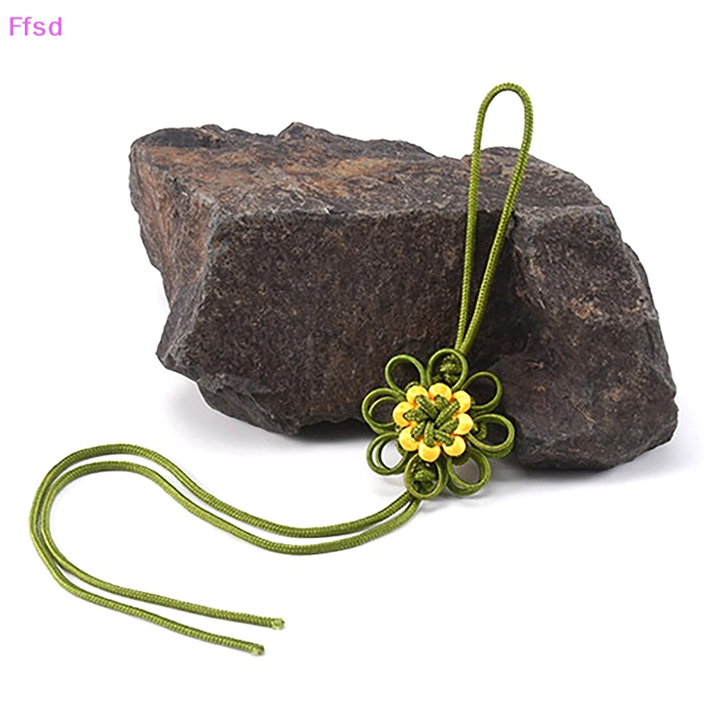 {Ffsd} Set 2 Mặt Dây Chuyền Thắt Nút Trung Hoa Trang Trí Túi Xách Phụ Kiện May Mặc Thủ Công Bán Chạy