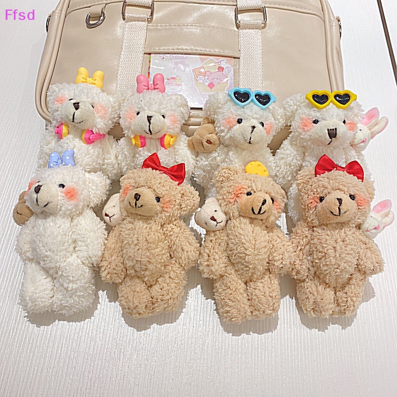 1 Móc Khóa Gấu Bông Đeo Túi Xách Mềm Mại Dễ Thương