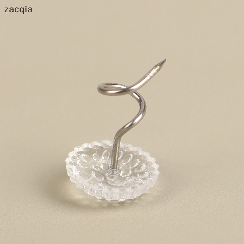 Set 100 Ghim Xoắn Trong Suốt Cố Định Chăn / Gối / Ghế Sofa Trang Trí Nội Thất