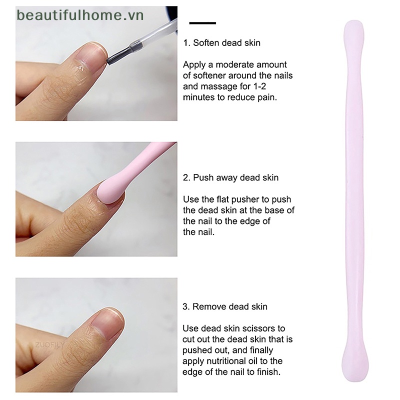 Bộ 2 Cây Lăn Tẩy Tế Bào Chết Chăm Sóc Móng Tay Chuyên Nghiệp