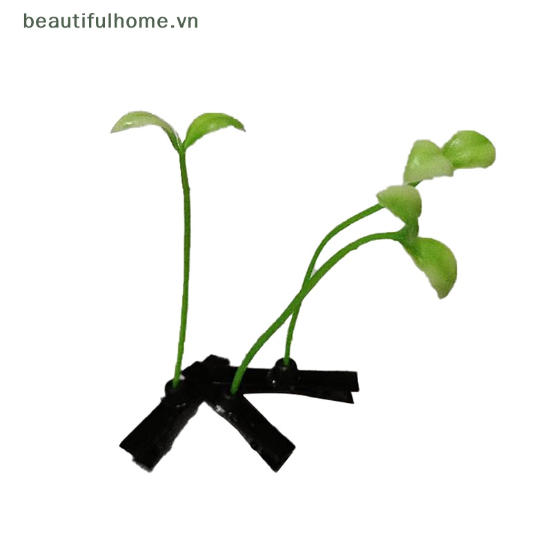 Set 4 Kẹp Tóc Cỏ Vui Nhộn Thời Trang Unisex