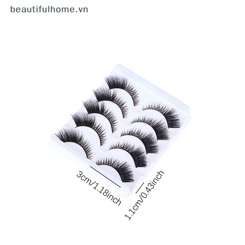 Lông Mi Giả Mềm Mại Nối Mi Tự Nhiên Hình Đôi Cánh 3D