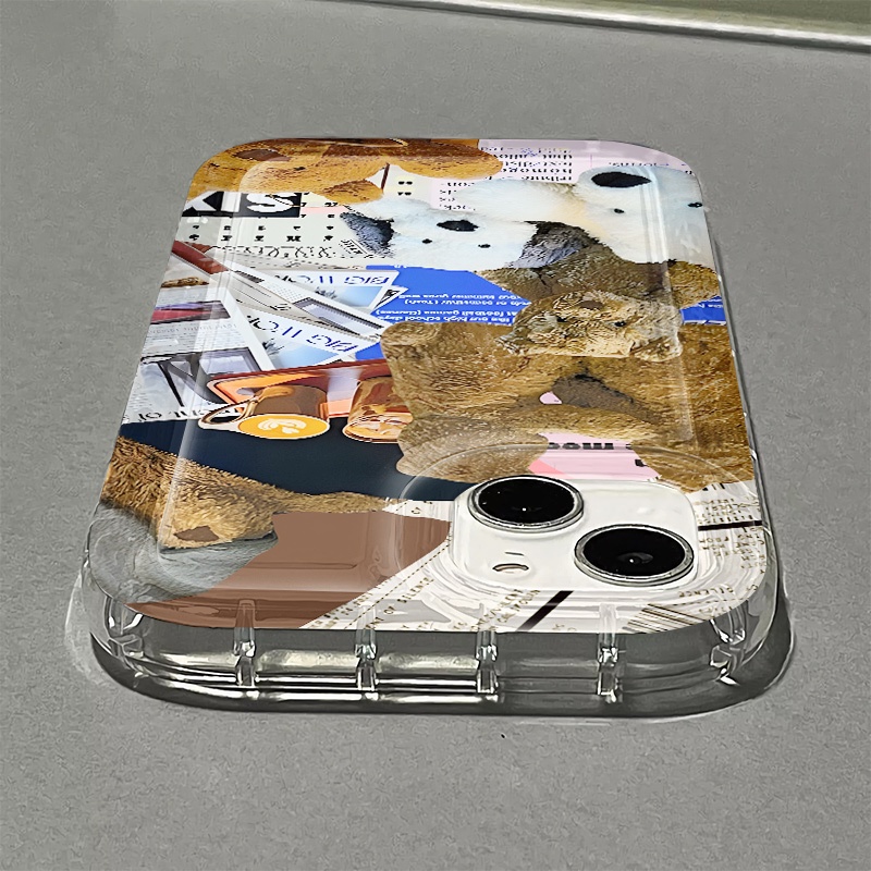 Ốp Điện Thoại TPU Mềm Trong Suốt Chống Sốc Cho IPhone 11 14 13 12 Pro Max XS Max X XR 7 + 8 Plus Sự Bảo Vệ