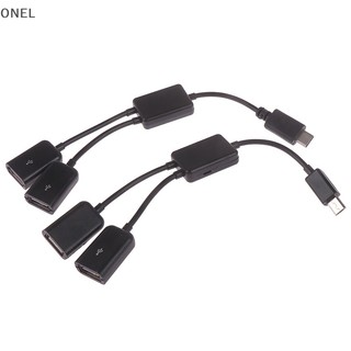 Bộ Chia Cổng Micro usb / type c Sang 2 Cổng otg