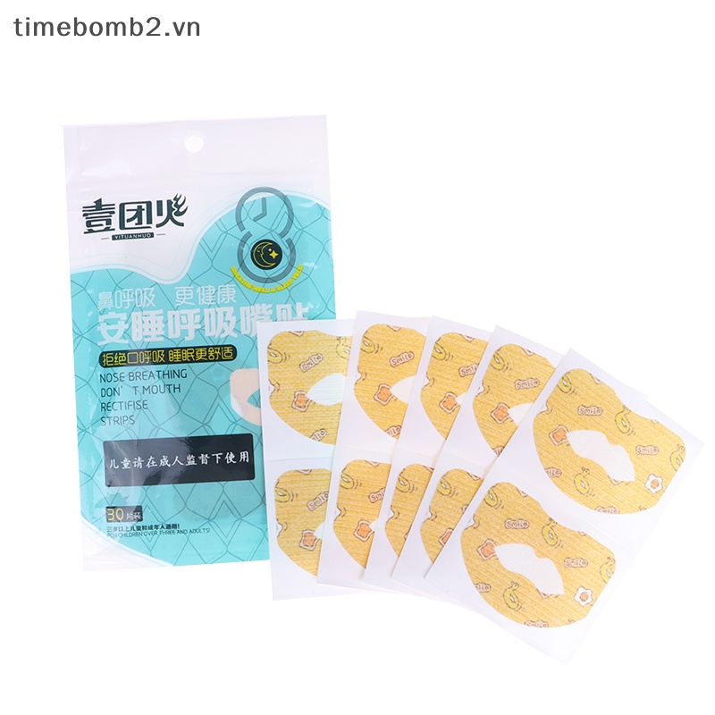 Set 30 Miếng Dán Chỉnh Sửa Miệng Khi Ngủ Tiện Dụng