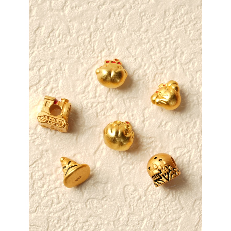 Hạt Xỏ Màu Vàng Kim Phong Cách Harry Potter Dùng Làm Vòng Tay diy