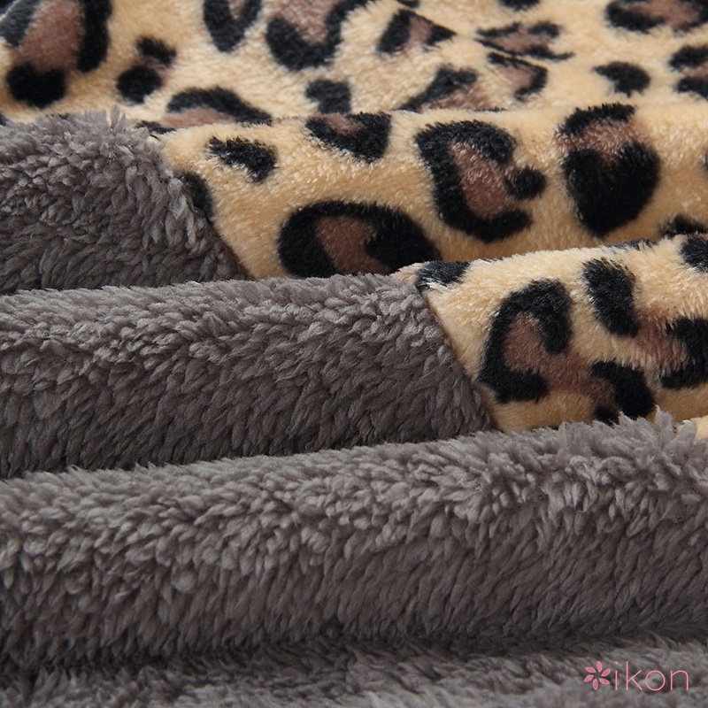 Áo Khoác Hoodie Họa Tiết Da Báo Thời Trang Thu Đông Cho Nữ