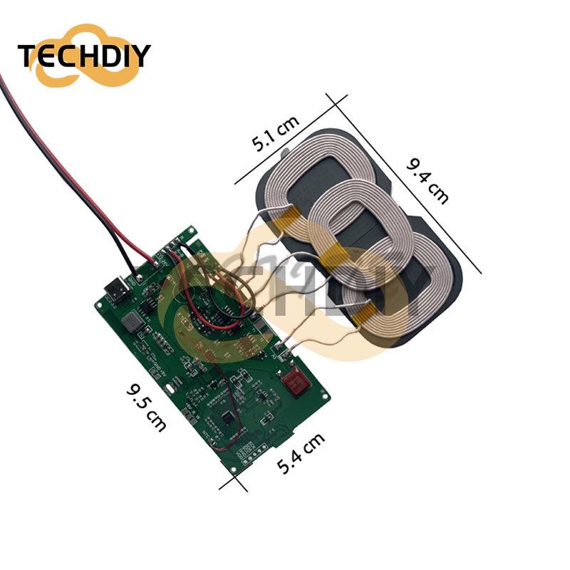 Bảng Mạch Sạc Nhanh Không Dây 15W / 20W 12V 5V 2A Qi 5W / 10W / 15W Cho IPhone
