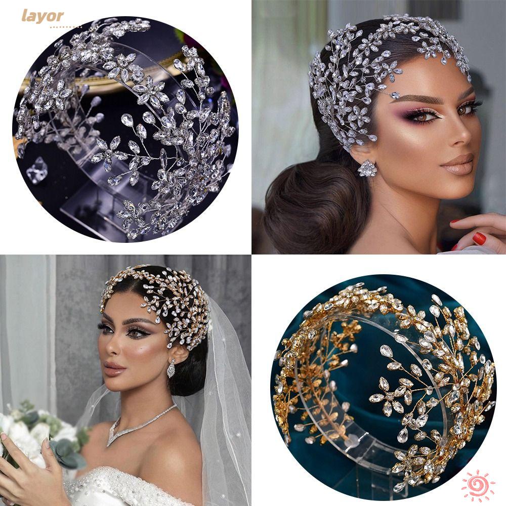 Băng Đô Cài Tóc Đính Hạt Giả Ngọc Trai|Son Môi Màu Sắc Thời Trang|Cài Tóc Hình Vương Miện Màu Sắc Cho Cô Dâu