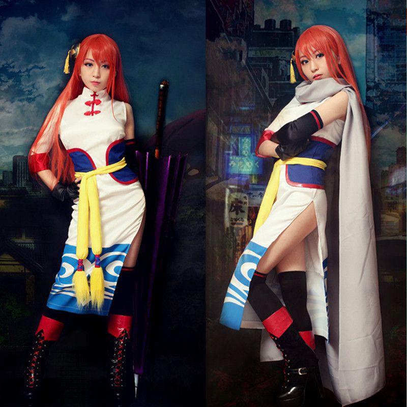 Đầm Sườn Xám Hóa Trang Nhân Vật Gintama Kagura