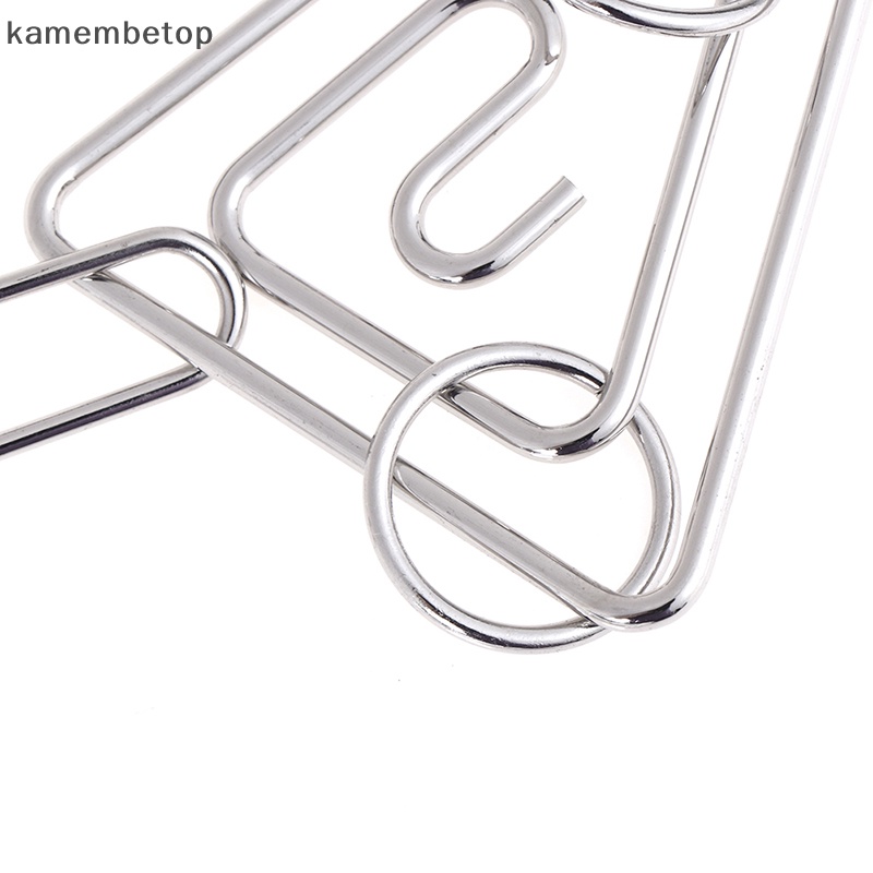 Trò Chơi Xếp Hình Dây Kim Loại Cổ Điển Thử Thách Trí Não Cho Người Lớn Và Trẻ Em