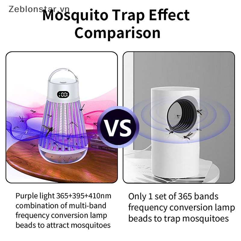 Đèn LED Diệt Muỗi Và Côn Trùng Có Thể Sạc Lại Bằng Cổng USB