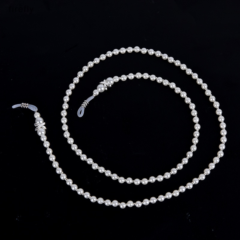 Dây Đeo Giữ Mắt Kính Bằng Kim Loại Đính Ngọc Trai