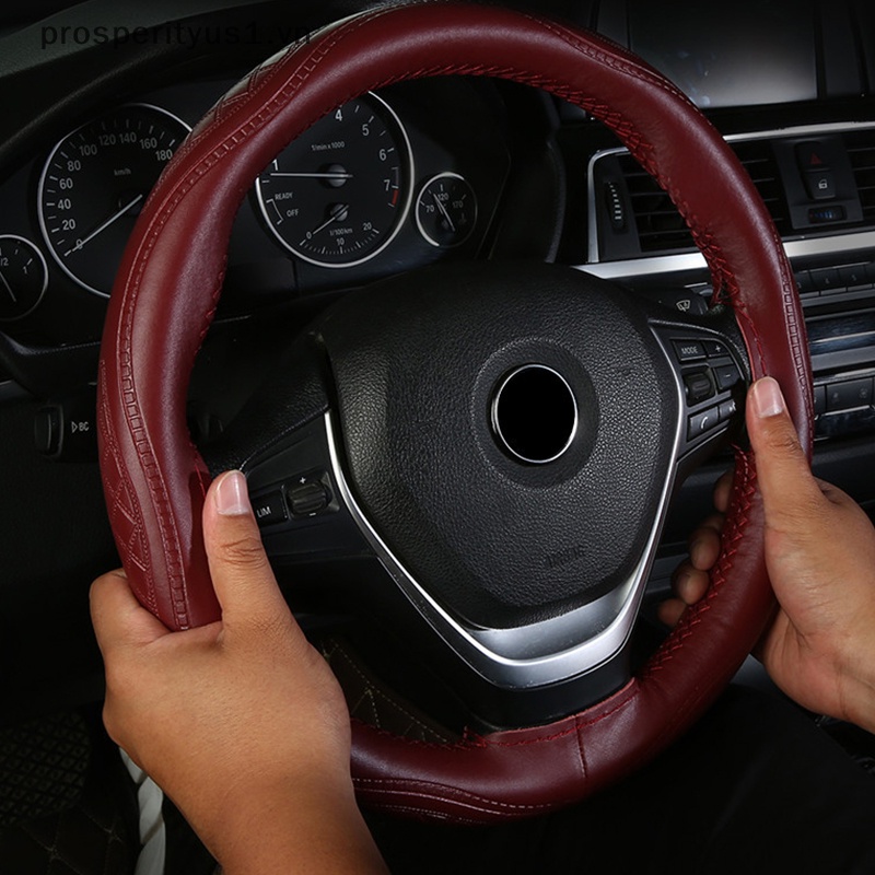 Bọc Vô Lăng Xe Hơi Bằng Da Dập Nổi Hợp Thời Trang Bốn Mùa prosperityus1 [VN]