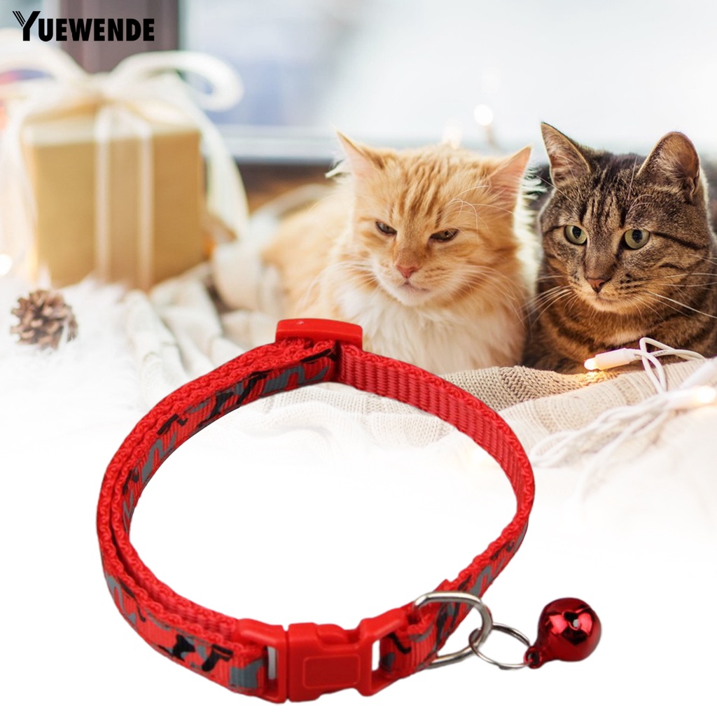 Vòng Cổ YQ.E Nhiều Màu Sắc Có Thể Điều Chỉnh Gắn Chuông Dễ Thương Cho Thú Cưng