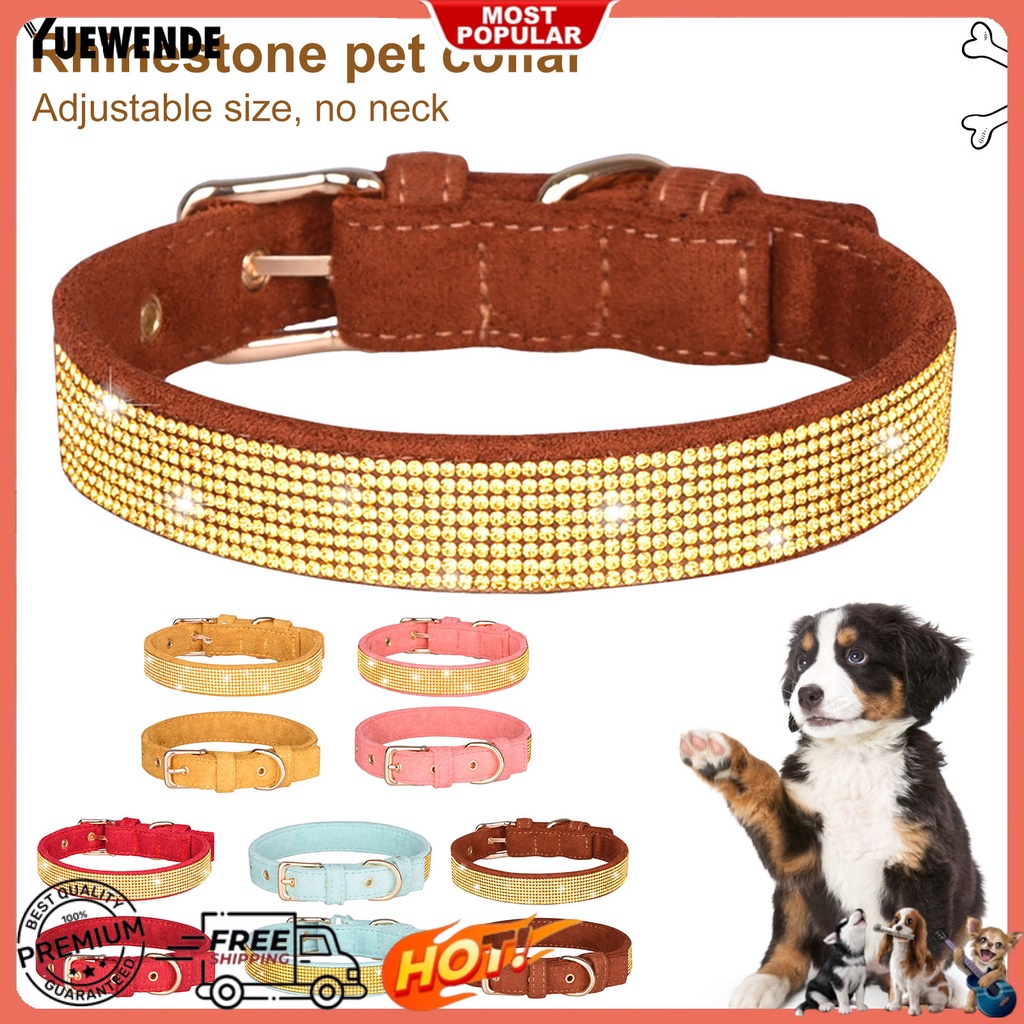 Vòng Cổ Đính Đá Lấp Lánh Dễ Điều Chỉnh Cho Thú Cưng