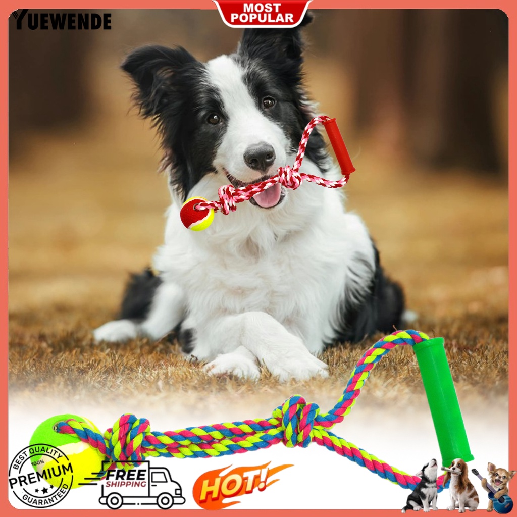 Đồ Chơi Dây Thừng Cotton Mềm Độ Co Giãn Cao Thoải Mái Chống Trầy Xước Chống Mài Mòn Làm Sạch Răng Cho Cún Cưng