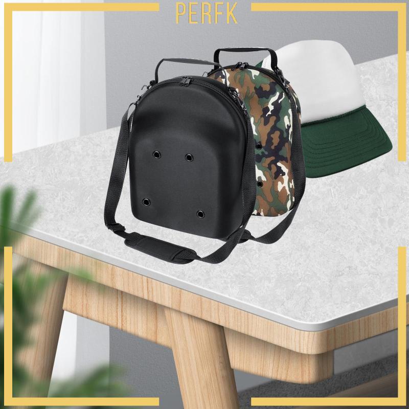 Túi Đựng Mũ Lưỡi Trai Màu Đen Tiện Dụng Mang Theo Du Lịch