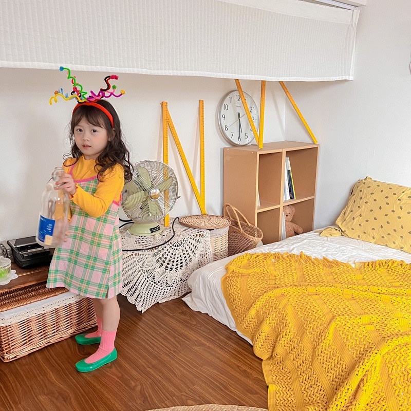 Giày Nhựa Đế Bằng 13-18cm Chống Thấm Nước Màu Kẹo Dễ Thương Cho Bé