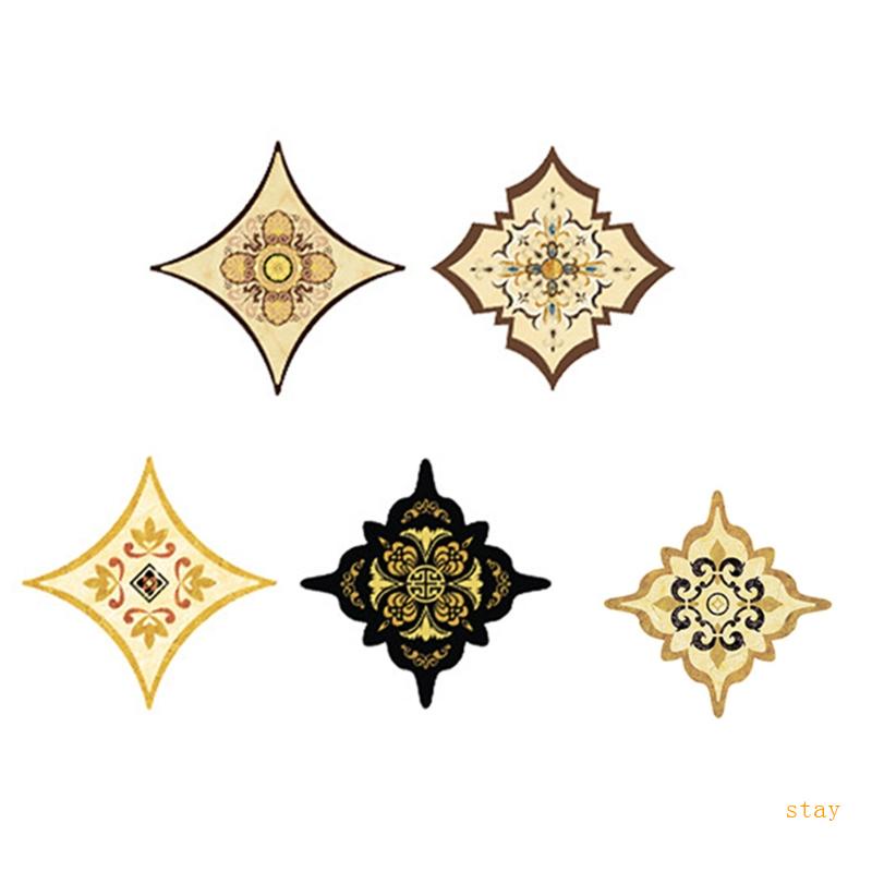 Bộ 25 Miếng Dán Sàn Nhà Tự Dính Chống Thấm Nước Trang Trí Phòng Ngủ / Nhà Tắm