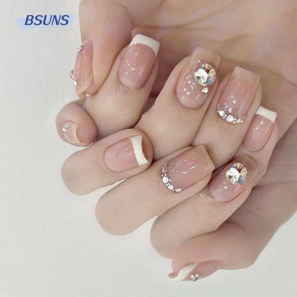 Set 24 Móng Tay Giả Dạng Nhấn DIY