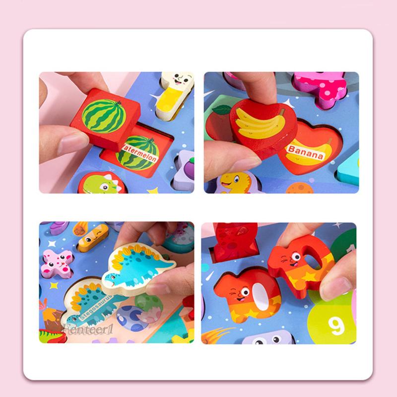 [Fenteer1] Động Cơ Phân Loại Hình Dạng Montessori Giúp Bé Tập Trung