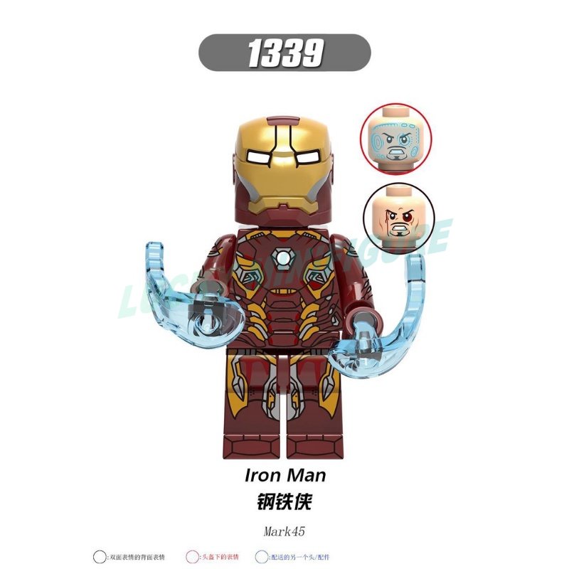 Đồ Chơi Lắp Ráp Lego Iron Man Mark 17 33 43 45 Mecha Avengers