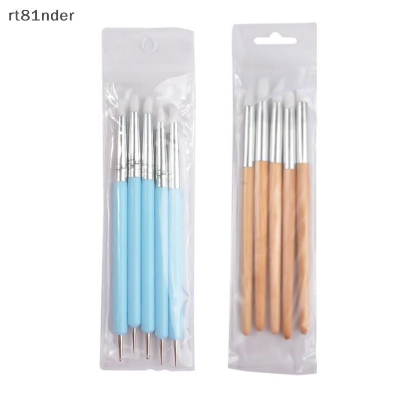 Rt Set 5 Dụng Cụ Tạo Hình Gốm Hai Đầu Chấm Bi Nghệ Thuật