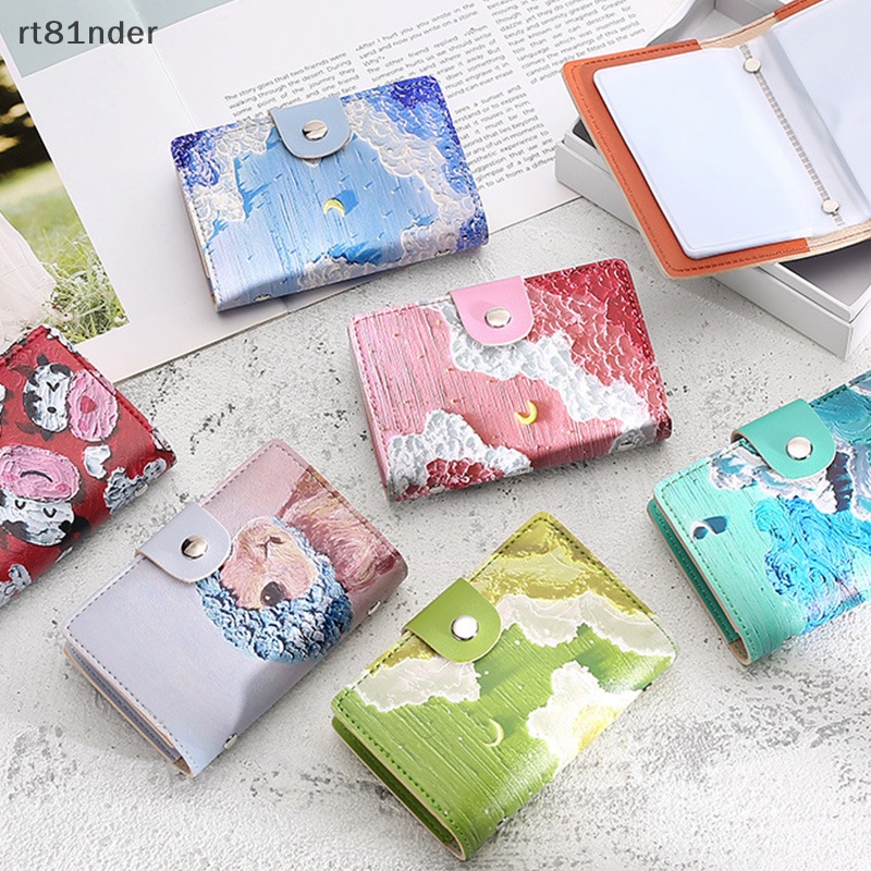 Rt Ví Đựng Thẻ Tín Dụng / Danh Thiếp / Danh Thiếp Kiểu Sơn Dầu Thời Trang Tinh Tế Cho Nam Và Nữ