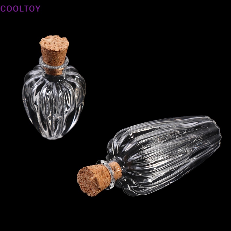 Cooltoy Lọ Thủy Tinh Mini Có Nút Bần Trang Trí Nhà Búp Bê