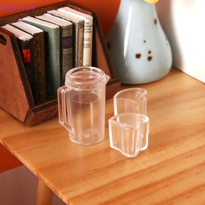 Set 5 Cốc Nước Rỗng Trong Suốt 1: 12 Trang Trí Nhà Búp Bê