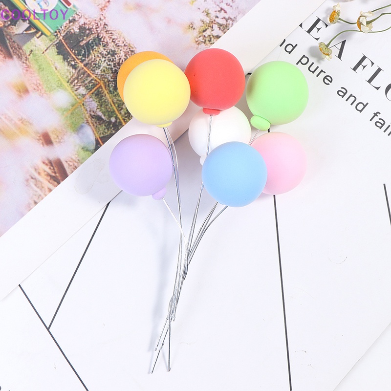 Set 8 Bong Bóng Tỉ Lệ 1 / 12 Dùng Để Trang Trí Nhà Búp Bê