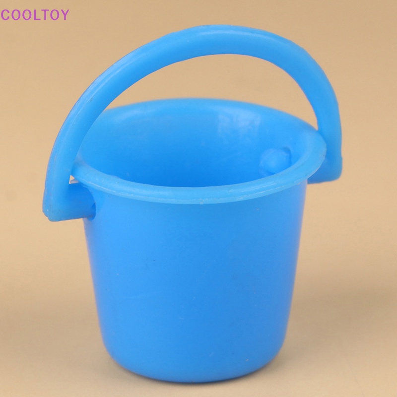 Set 2 Xô Nước Mini Trang Trí Nội Thất Cho Nhà Búp Bê