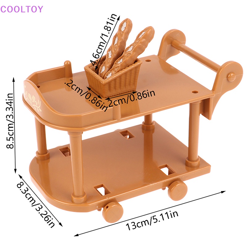 Mô Hình Giỏ Bánh Mì Đồ Chơi Trang Trí Nhà Búp Bê