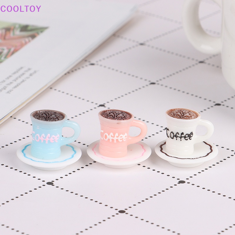 Bộ Tách Uống Cà Phê Đồ Chơi Búp Bê Cỡ 1 / 12