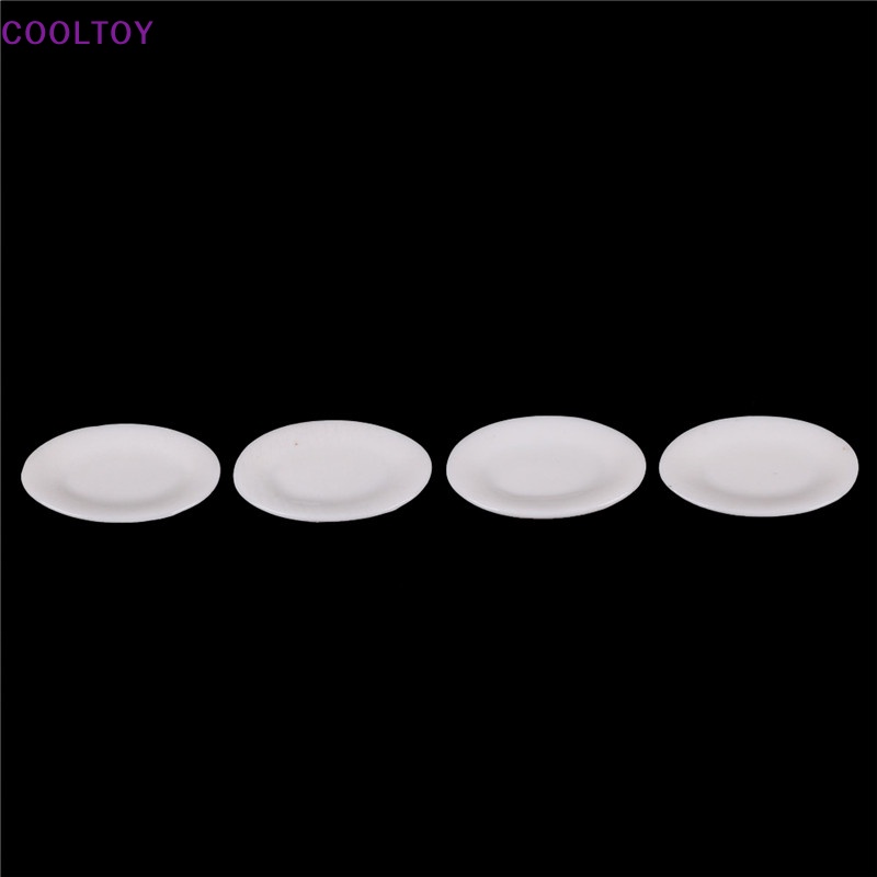 Set 4 Đĩa Sứ Mini Siwan Acene Dành Cho Nhà Búp Bê