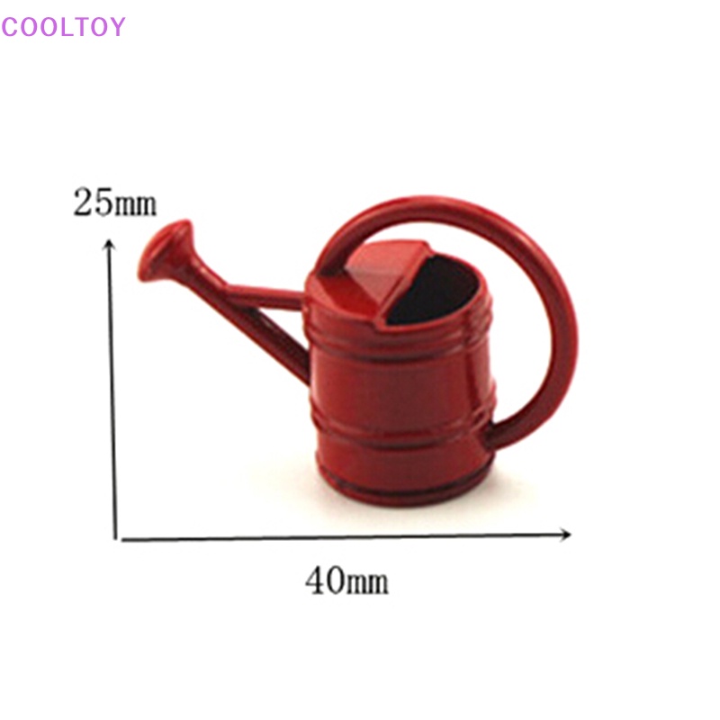 Cooltoy 1 Bình Tưới Nước Kim Loại Mini Tỉ Lệ 1: 12 Trang Trí Nhà Búp Bê