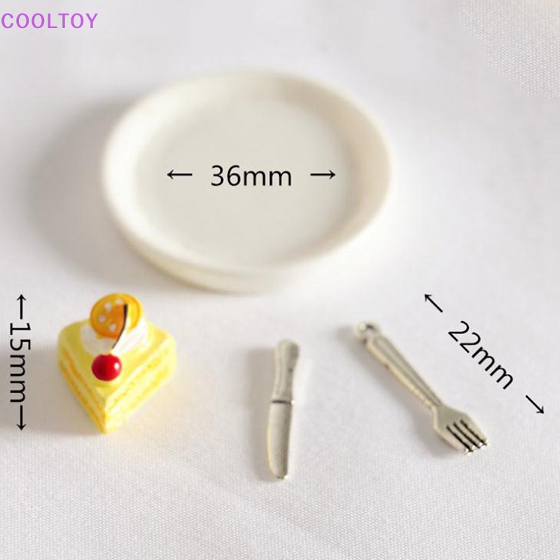 Set 4 Dĩa Mini Trang Trí Nhà Búp Bê 1 / 12 1 / 6