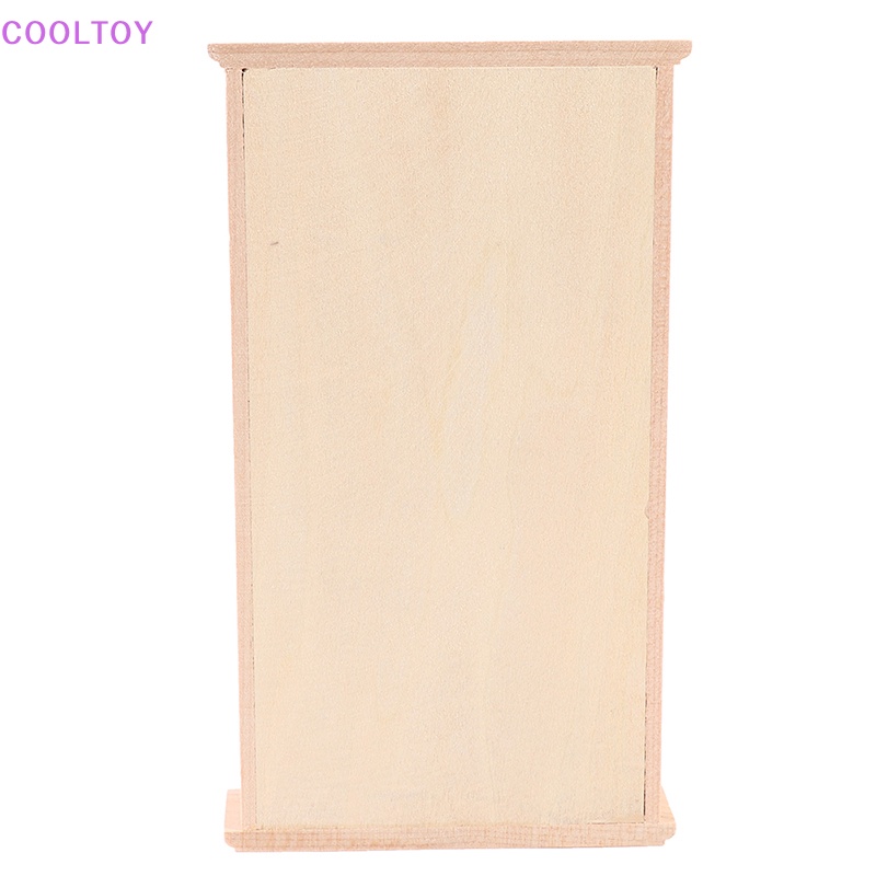 Cooltoy Mô Hình Kệ Tủ Chén Tỷ Lệ 1 / 12 Trang Trí Nhà Búp Bê