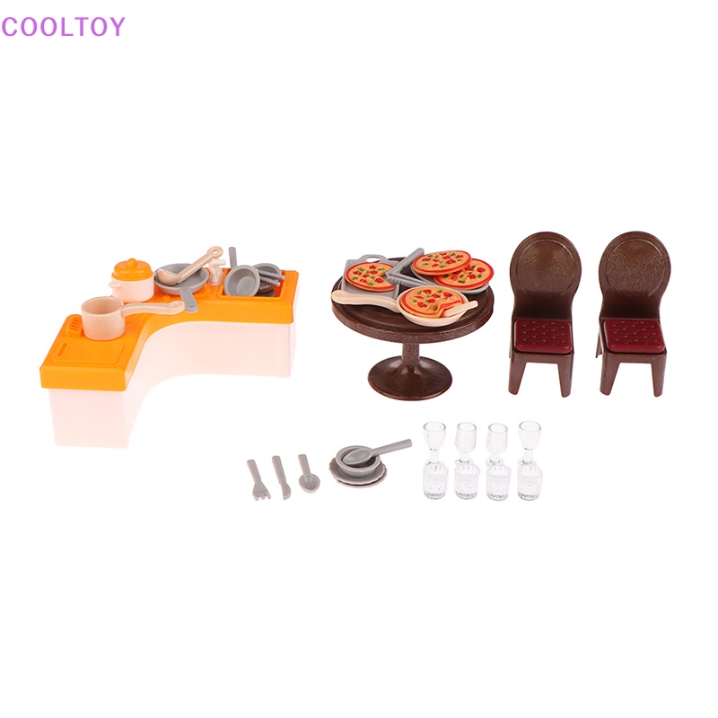 Cooltoy Mô Hình Nhà Bếp / Phòng Tắm Tỉ Lệ 1 / 12 Trang Trí Nhà Búp Bê