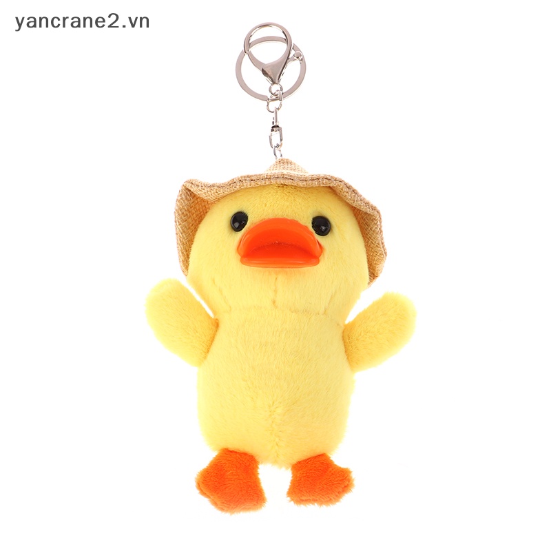 1 Móc Khóa Vịt Nhồi Bông Mini 13cm Siêu Dễ Thương {yancrane2.vn}