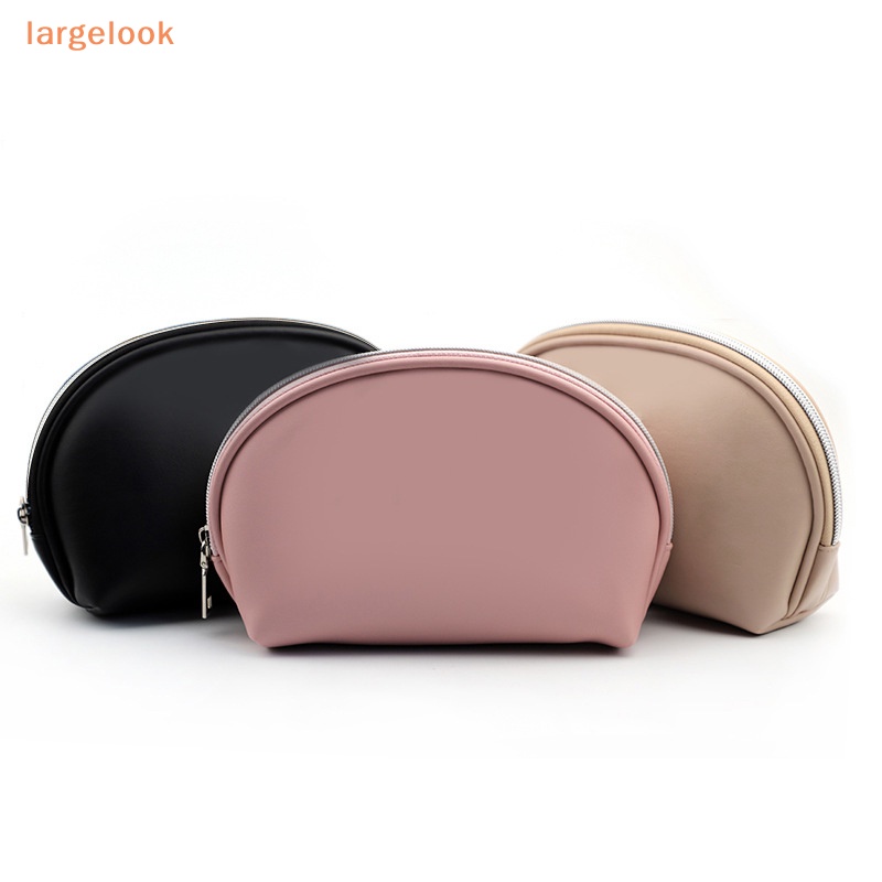 Túi Đựng Mỹ Phẩm / Đồ Trang Điểm Bằng PU Hình Vỏ Sò Nhiều Màu Sắc