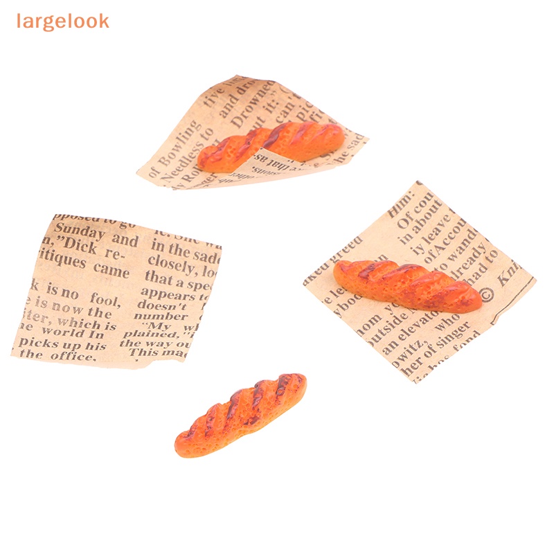 Mô Hình Bánh Mì Baguette Mini Tỉ Lệ 1: 12 Trang Trí Nhà Búp Bê
