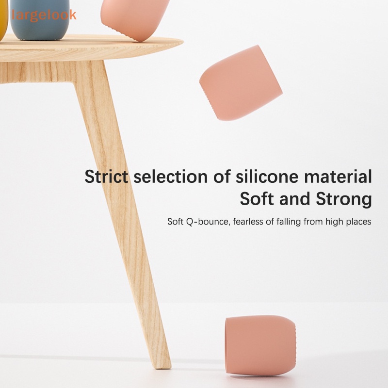 [Biglook] Cốc Silicone Màu Trơn Chất Lượng Cao Cho Bé Uống Nước