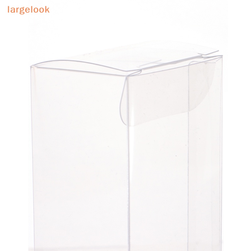 Set 10 Hộp Nhựa PVC Trong Suốt Trưng Bày Mô Hình Xe Hơi Đồ Chơi 82 * 40 * 30mm Tỉ Lệ 1 / 64