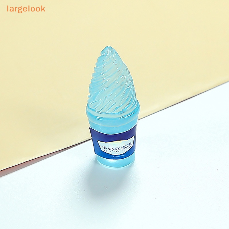 Set 5 Mô Hình Kem Hoạt Hình Mini Bằng Resin Dạ Quang Trang Trí Món Tráng Miệng